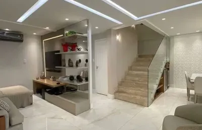Casa duplex em condomínio à venda em quintas do calhau - 3 quartos - piscina