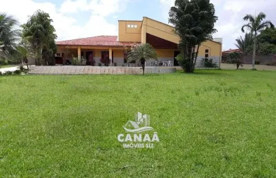 Chácara à venda próximo ao parque vitória - casa com 4 suítes - 15.000m²
