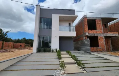 Casas duplex à vendas no araçagy - cond. fernando de noronha - 3 quartos