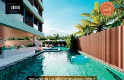 Apartamentos studios à venda em ponta d'areia - studio 7 peninsula - 2 suítes