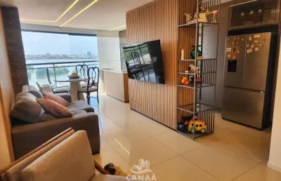 Apartamento a venda em ponta do farol - 3 quartos - reformado - vista lagoa