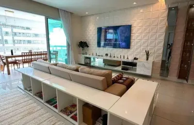 Maravilhoso apartamento a venda em ponta d'areia - 3 suítes - vista mar