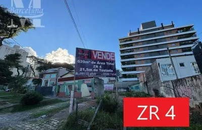 Terreno zr-4 ótima localização com excelente potencial construtivo avenida aguá verde com testada de 21,5 m²