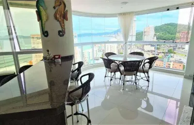 Avenida nereu ramos. frente para  o mar. andar alto. 4 suítes. churrasqueira. piscina. mobiliado. permuta.