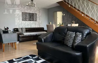 Apto duplex, mobiliado, com sacada e bela vista para o jardim botânico, 106m² de área útil, andar alto.