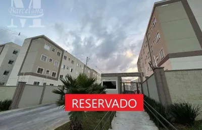 Apartamento novo. 02 quartos. 01 vaga de garagem. condomínio completo. residencial cores da primavera. umbará.