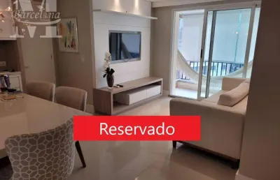 Apartamento para locação  mobiliado alto padrão no ecoville, 3 dormitórios, 2 vagas, área de lazer com piscina.