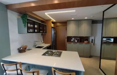 Excelente apartamento de 3 dormitórios sendo uma suíte mobiliado no bairro ressacada em itajaí sc