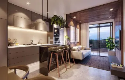 Lindo apartamento 1 suíte + 1 quarto - duo residence