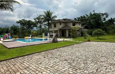 Sítio com 3 suítes + 3 quartos, vila cubatão - joinville