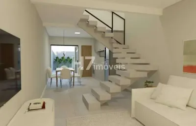 Casa geminada com 2 suítes à venda, jardim iririú - joinville