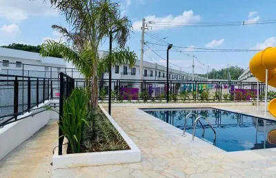 Novíssima casa 2 dormitorios - condomínio sidona parque 1 - jardim petrópolis- cotia