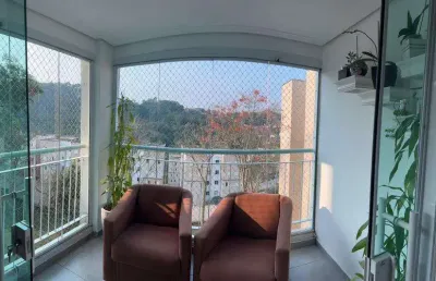 Apartamento com 3 dormitórios - condomínio reserva natureza - jardim petrópolis - cotia / sp