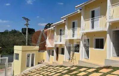 Sobrado com 2 dormitórios - condomínio residencial cotovia - paisagem casa grande - cotia/sp
