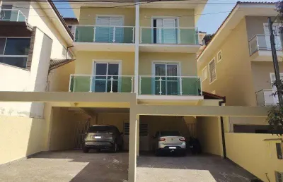 Casa com 3 dormitórios sendo 1  -  condomínio residencial villa d&#039;este - jd rio das pedras - cotia/ sp