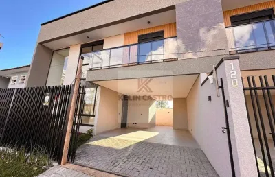 Sobrado com 3 dormitórios à venda, 155 m² por r$ 962.000,00 - cidade jardim - são josé dos pinhais/pr