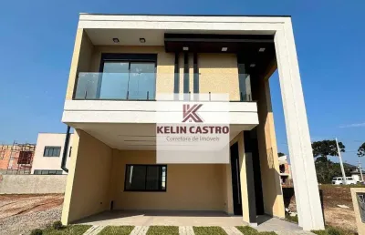 Sobrado com 3 dormitórios à venda, 140 m² por r$ 980.000,00 - costeira - são josé dos pinhais/pr