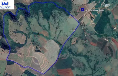 Fazenda com 2 salas à venda em zona rural, cristais paulista , 1000 m2 por r$ 35.000.000