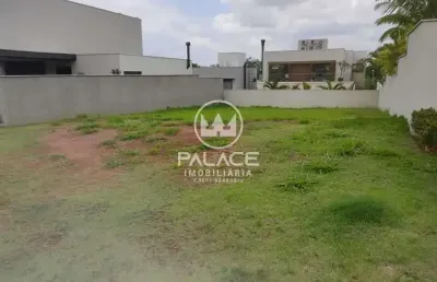 Terreno em condomínio fechado à venda no loteamento santa rosa, piracicaba , 450 m2 por r$ 848.000
