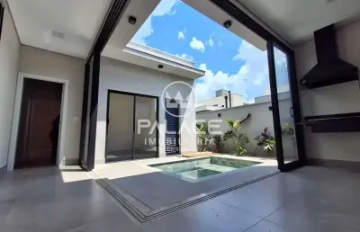 Casa em condomínio fechado com 3 quartos à venda no parque taquaral, piracicaba , 140 m2 por r$ 1.030.000
