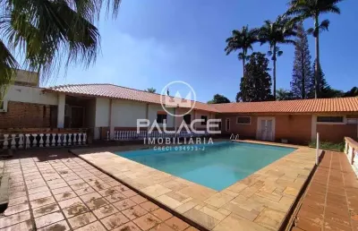 Chácara / sítio com 5 quartos para alugar no glebas natalinas, piracicaba , 792 m2 por r$ 10.000