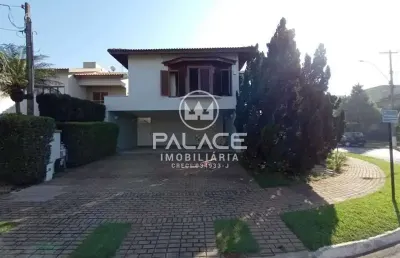 Casa em condomínio fechado com 3 quartos para alugar no terras de piracicaba, piracicaba , 292 m2 por r$ 7.900