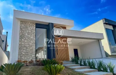 Casa em condomínio fechado com 3 quartos à venda no santa rosa, piracicaba , 173 m2 por r$ 1.499.000