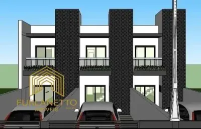 Casa com 2 quartos à venda na otto albano ganzemuller, 1, vila nova, joinville por r$ 409.900