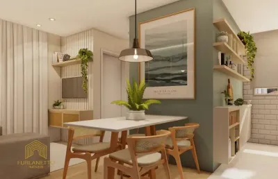 Apartamento com 2 quartos à venda na joão afonso moreira, 730, itaum, joinville por r$ 272.000
