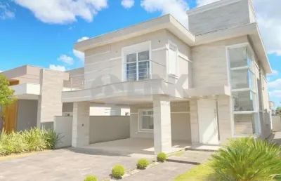 Casa alto padrão 4 quartos 3 suítes e 4 vagas à venda no condomínio alphaville gravataí bairro são vicente
