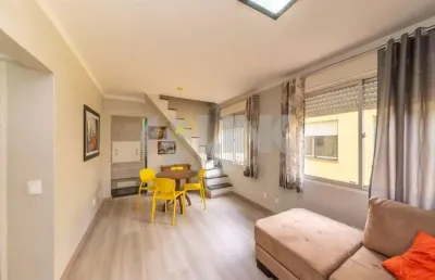 Apartamento duplex de 1 quarto à venda no bairro azenha em porto alegre