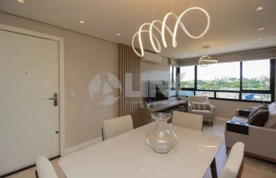 Apartamento mobiliado de 2 quartos com 1 vaga à venda no bairro santa maria goretti em porto alegre