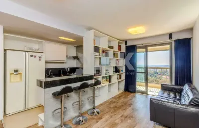 Comprar apartamento alto padrão de 1 quarto com 1 vaga de garagem à venda no bairro três figueiras em porto alegre
