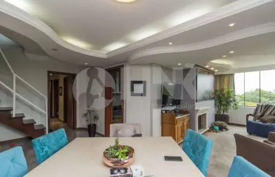 Cobertura semimobiliada 3 quartos com 2 vagas à venda no bairro vila ipiranga em porto alegre