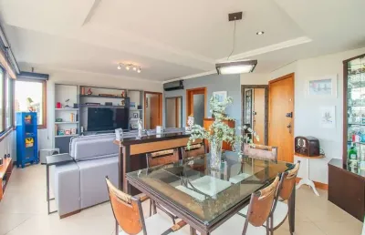 Apartamento mobiliado de 3 quartos com 2 vagas à venda no bairro petrópolis em porto alegre