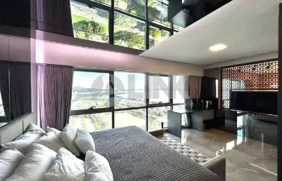 Apartamento mobiliado de 1 quarto com 2 vagas à venda no bairro menino deus em porto alegre