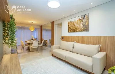 Apartamento decorado 82m² com 02 quartos no cristo rei - curitiba/pr