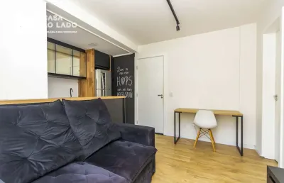 Apartamento 50m² mobiliado com 01 quarto no rebouças - curitiba/pr