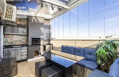 Cobertura duplex 181m² com 02 quartos no portão - curitiba/pr