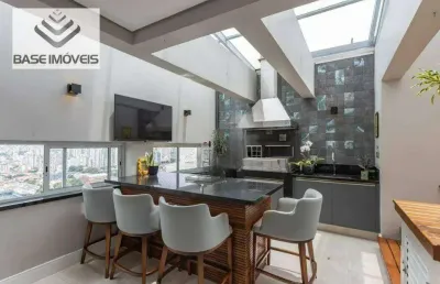 Cobertura à venda, 230 m² por r$ 2.400.000,00 - ipiranga - são paulo/sp