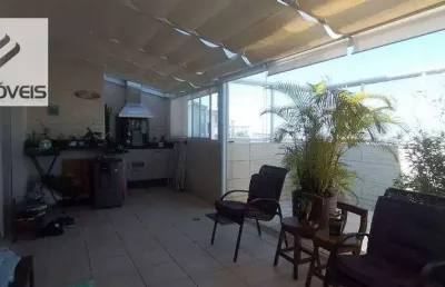 Penthouse à venda, 222 m² por r$ 2.800.000,00 - vila gumercindo - são paulo/sp