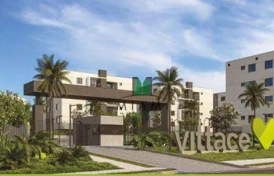 Apartamento com 2 dormitórios à venda, 58 m² por r$ 438.988,00 - capão raso - curitiba/pr