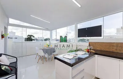Cobertura com 2 dormitórios à venda, 102 m² por r$ 570.000,00 - bacacheri - curitiba/pr