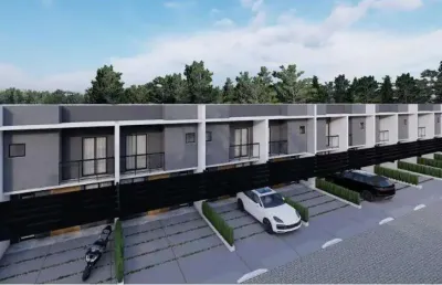 Casa para venda em joinville, itaum, 1 dormitório, 2 suítes, 3 banheiros, 2 vagas