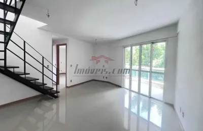 Cobertura com 3 quartos à venda na avenida emile roux, 74, taquara, rio de janeiro, 144 m2 por r$ 530.000
