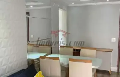 Apartamento com 2 quartos à venda na rua retiro dos artistas, 1536, pechincha, rio de janeiro, 63 m2 por r$ 270.000
