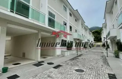 Casa em condomínio fechado com 3 quartos à venda na estrada são de gonçalo, 676, taquara, rio de janeiro, 156 m2 por r$ 369.000