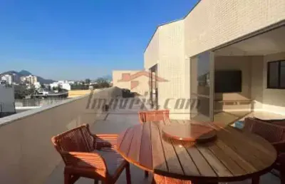 Cobertura com 3 quartos à venda na rua desembargador paulo alonso, 800, recreio dos bandeirantes, rio de janeiro, 296 m2 por r$ 1.790.000