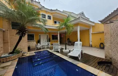Casa em condomínio fechado com 3 quartos à venda na estrada capenha, 907, pechincha, rio de janeiro, 340 m2 por r$ 1.310.000