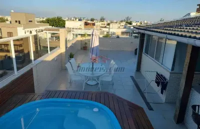 Cobertura com 3 quartos à venda na rua haroldo cavalcanti, 60, recreio dos bandeirantes, rio de janeiro, 260 m2 por r$ 1.400.000